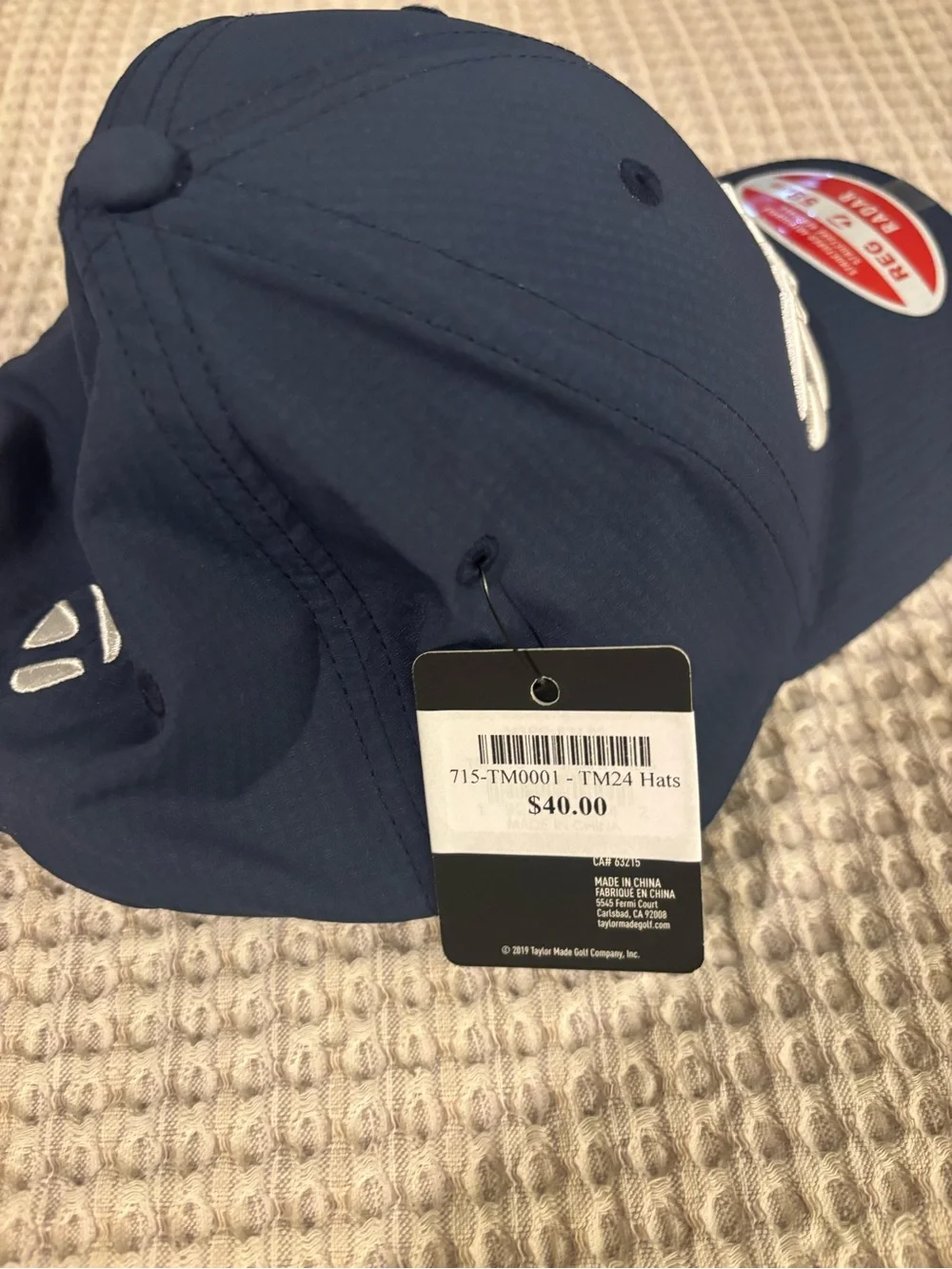 TaylorMade Navy Blue Performance Golf Hat